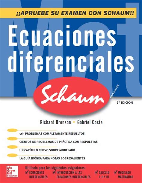 Ingebook Ecuaciones Diferenciales Ed Serie Schaum