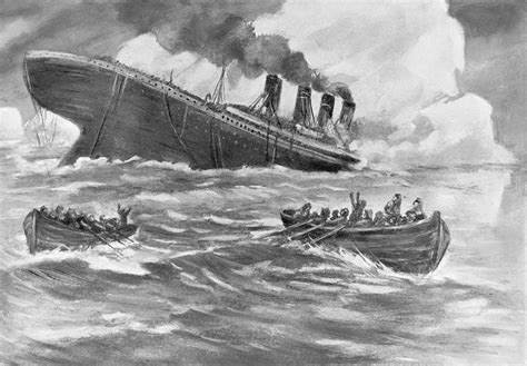 Titanic Sinking Drawing At PaintingValley Explore Collection Of