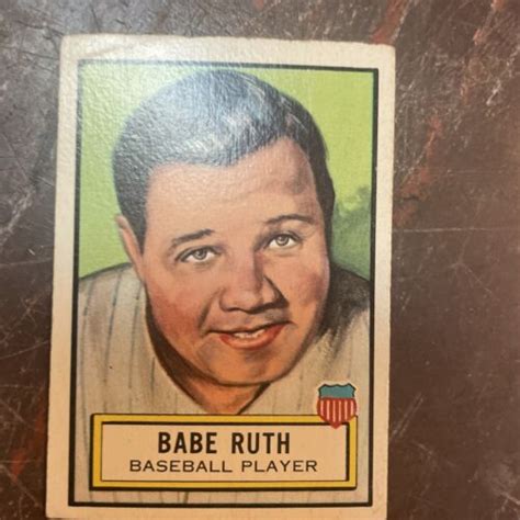 1952 Topps Look N See Babe Ruth Card 15 EBay