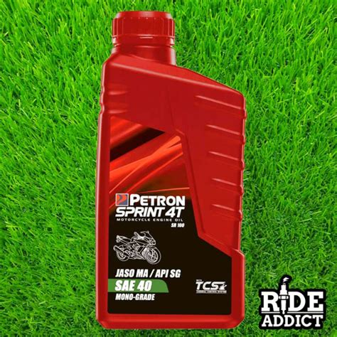 Petron Sprint T Sr Monograde Motorcycle Engine Oil Sae Liter