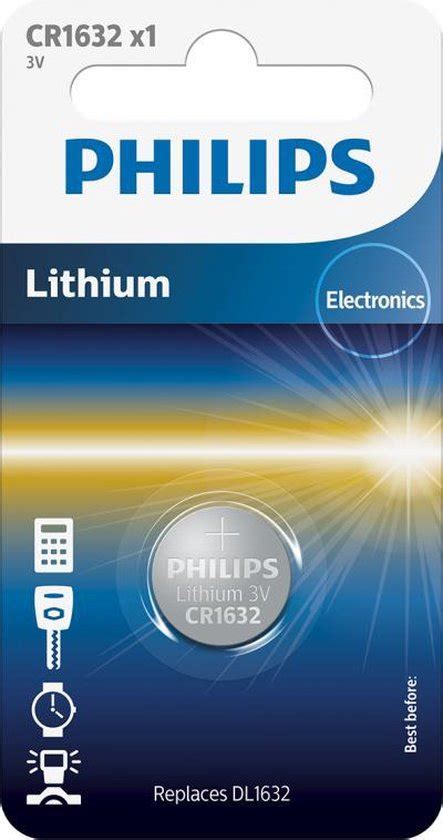 Stuks Philips Cr V Lithium Knoopcelbatterij Bol