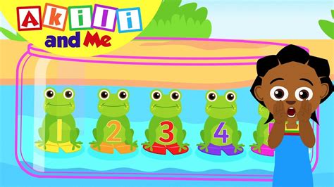 Count Frogs With Akili Akili And Me Cartoons For Preschoolers Youtube