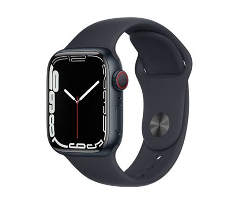 שעון חכם אפל Apple Watch Series 7 Gps Cellular 41mm בצבע Midnight