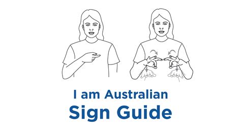 I Am Australian Sign Guide Key Word Sign Australia