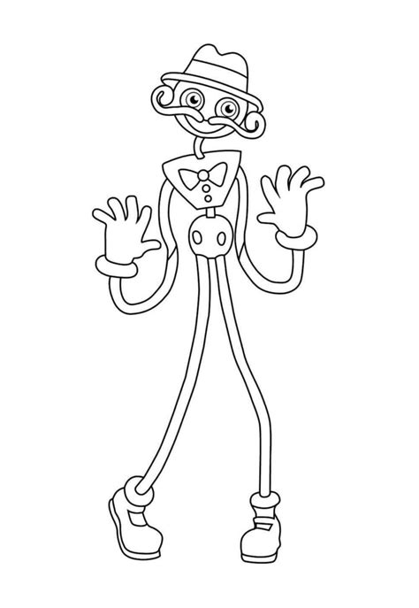 Desenho Poppy Playtime - Desenhos do Poppy Playtime para Imprimir e Colorir