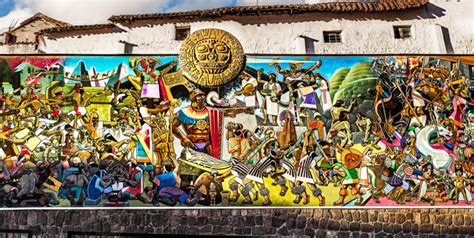 Meet The Great Mural Of The History Of Cusco Machu Picchu Travel