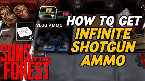 How To Get Infinite Shotgun Ammo In Sons Of The Forest YouTube