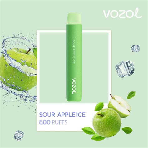 Star800 Sour Apple Ice Tigara Electronica De Unica Folosinta Vozol