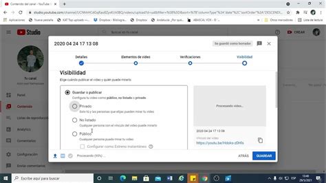 ¿como Subir Tu Video A Youtube No Listado Youtube