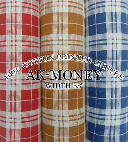 Cotton Print Checks Shirting Fabric Machine Wash At Rs