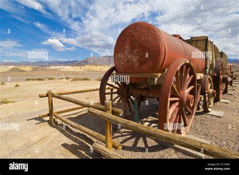 Twenty Mule Team Wagon At The Harmony Borax Works Furnace Creek Death