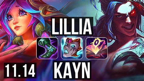 Lillia Vs Kayn Jungle Rank 1 Lillia Rank 5 12417 Godlike Br