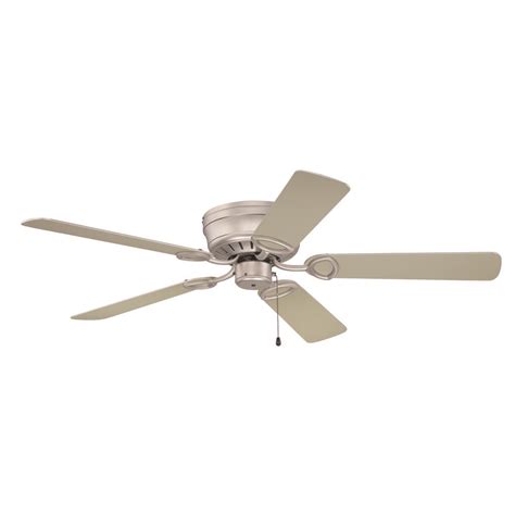 Hugger Ceiling Fan Without Light Progress Lighting Airpro Hugger 42 In White Indoor Flush