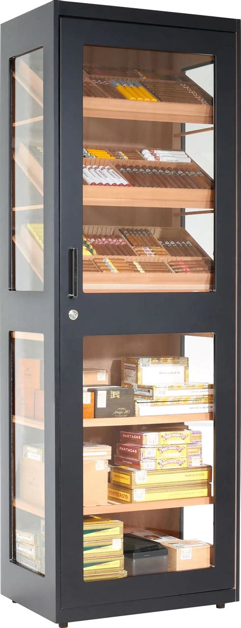 Adorini Capri Deluxe Humidorschrank Schwarz