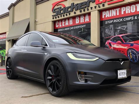 Tesla Tuesday Today We Have Tesla Model X With Xpel Stealth Finish