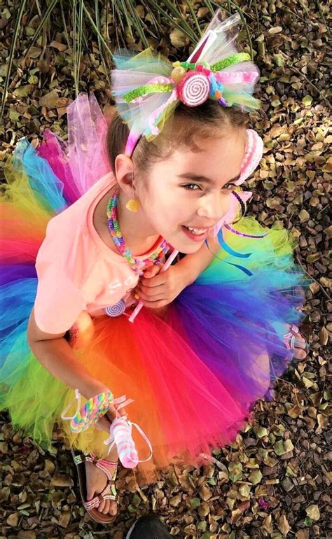 Candyland Tutu Candy Costume Candyland Candy Diadema Varita De Etsy