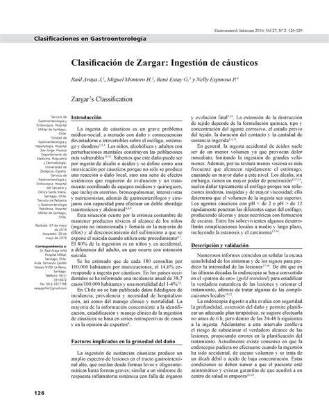 Gastrolat N Clasificaciones En Gastroenterolog A