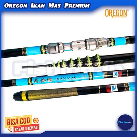 Joran Tegek Kolong Oregon Ikan Mas Kolong Premium Reel Pancing Lazada