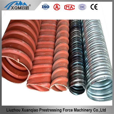 Post Tensioning Ducts Suppliers Galvanized Corrugated Ducts Metal Duct For Slab Buy Post