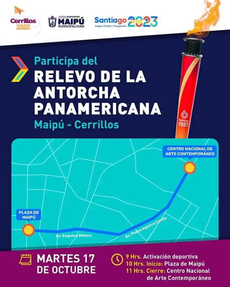 Revisa El Recorrido De La Antorcha Panamericana Por Santiago El Deportero