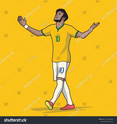 58 Neymar Football Player Stock Vectors, Images & Vector Art | Shutterstock