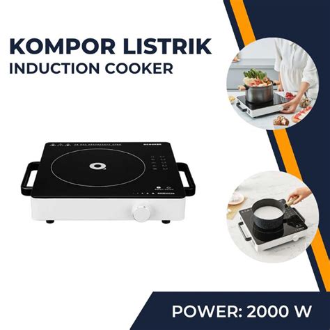 Jual Kompor Listrik Original Induction Cooker Induksi Elektrik 2000W