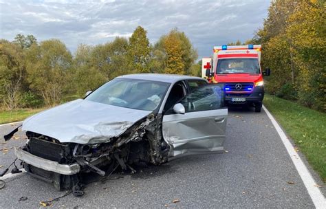 Unfall bei Bad Kötzting zwei Personen mittelschwer verletzt