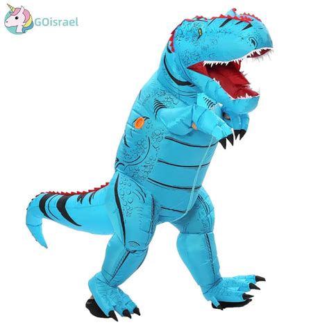 Adult T Rex Dinosaur Inflatable Costume Green Trex T Rex Blowup