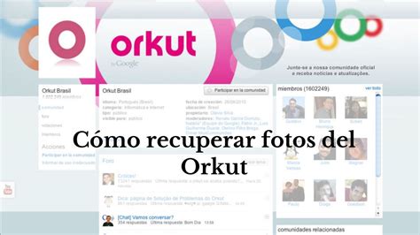 C Mo Recuperar Fotos Del Orkut Funciones