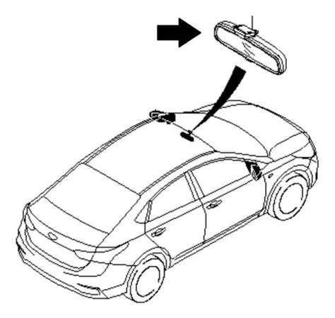 Espejo Retrovisor Interior Accent 2018 2021 Hyundai Original