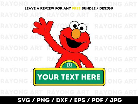 Elmo Svg Sesame Street Sign Svg Sesame Street Clipart Sesame Street