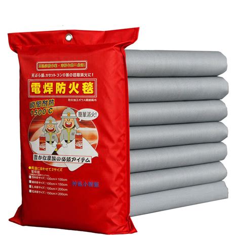 Grey Welding Fire Blankets Home Safety Emergency Welding Fiberglass