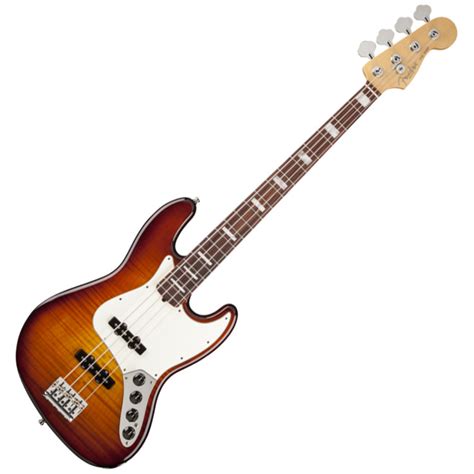 Fender Select Active Jazz Bass Rosewood Tobacco Sunburst At Gear4music