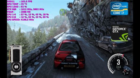 Dirt Rally Dirt 4 144 FPS Test GTX 980 Intel I7 3770 1920x1080