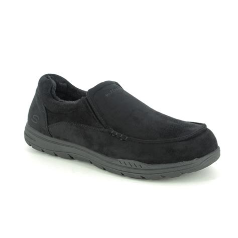 Skechers Expected X Larmen Blk Black Mens Slippers 66445