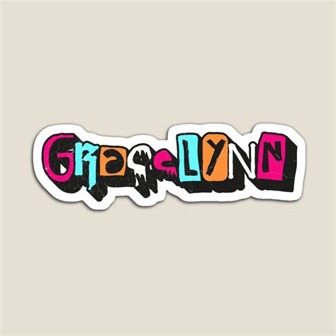 "GRACELYNN Custom Text Birthday Name" Sticker for Sale by Danylo ...