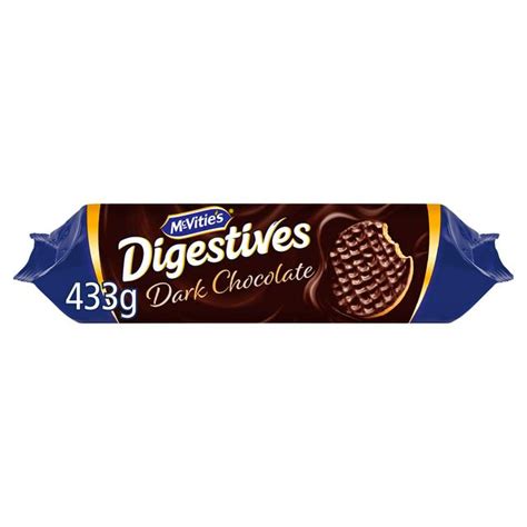 McVities Digestives Dark Chocolate 433g 2 Compare Prices