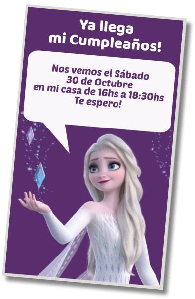 Mejores Invitaciones Frozen Whatsapp Digital