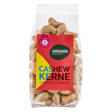 Naturata Cashewkerne Ger Stet Gesalzen Bio G Ekomarkt De