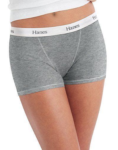 Hanes Womens Boxer Briefs Underwear Cotton Folly Blook Navigateur