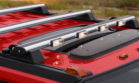 4X OEM LED Roof Light Bar Conversion For Hummer H2