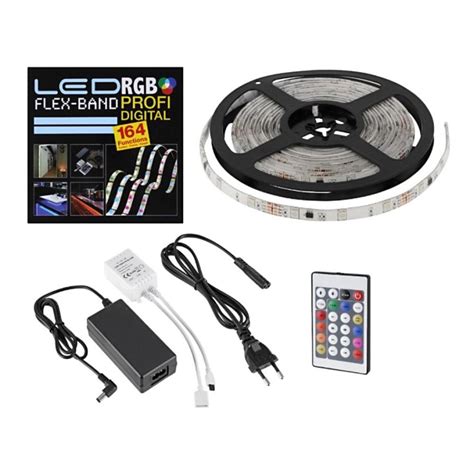 LED RGB Zatemnitveni Trak FLEX BAND 5m LED 24W 230V IP65 Daljinski