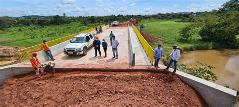 Governador Coronel Marcos Rocha Acompanha Obras Da Ponte Sobre O Rio