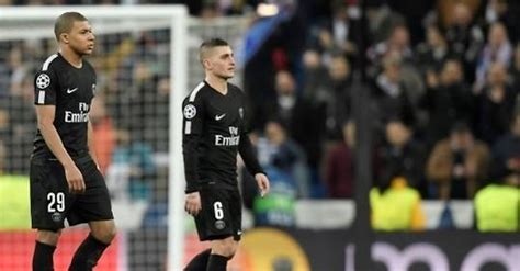 Psg Verratti Et Mbappé Absents à Lentraînement Et Incertains Contre