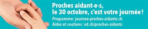 Journ E Des Proches Aidant E S Le Octobre