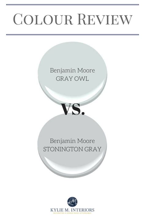 Benjamin Moore Gray Owl Vs Stonington Gray Comparing Undertones And More Stonington Gray