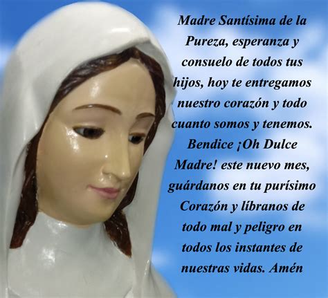 Im Genes De La Virgen De La Pureza Gracias Madre Celestial