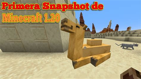 Primera Snapshot de MINECRAFT 1 20 Camellos y mucho bambú Snapshot