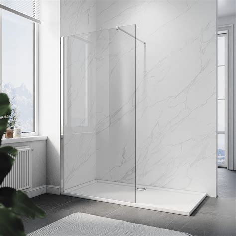 Elegant 900x1900mm Bathroom Walkin Shower Screen Wet Room Enclosure