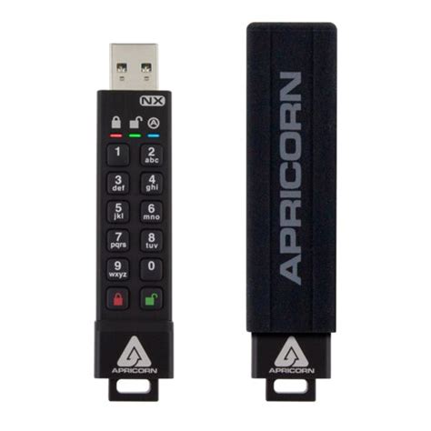 Apricorn Aegis Secure Key 3NX FIPS 140-3 Hardware-Encrypted USB Flash Drive — 32GB (TAA-PACK) (ASK3-NX-32GB-TAA-PACK)